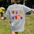 Inclusion Is My Jam Special Education Teacher Para Autism Women's Comfort Colors T-Shirt Back Print Grey Inclusion Is My Jam Special Education Teacher Para Autism Women's Comfort Colors T-Shirt Back Print Grey