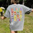 Inclusion Is My Jam SPED Teacher Special Education Teacher Women's Comfort Colors T-Shirt Back Print Grey Inclusion Is My Jam SPED Teacher Special Education Teacher Women's Comfort Colors T-Shirt Back Print Grey