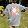 Infant Teacher Boo Crew Halloween Costume Women's Comfort Colors T-Shirt Back Print Grey
