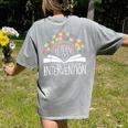 Intervention Teacher Reading Intervention Women's Comfort Colors T-Shirt Back Print Grey Intervention Teacher Reading Intervention Women's Comfort Colors T-Shirt Back Print Grey