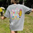 It's Beautiful Day For Learning Teacher Students Girls Boys Women's Comfort Colors T-Shirt Back Print Grey It's Beautiful Day For Learning Teacher Students Girls Boys Women's Comfort Colors T-Shirt Back Print Grey