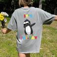 It's Fri-Yay Dabbing Penguin Friday Weekend Teacher Student Women's Comfort Colors T-Shirt Back Print Grey It's Fri-Yay Dabbing Penguin Friday Weekend Teacher Student Women's Comfort Colors T-Shirt Back Print Grey
