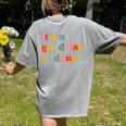It's A Good Day To Dance Dance Teacher Dancing Dancer Women's Comfort Colors T-Shirt Back Print Grey