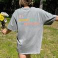 It's A Good Day To Exercise PE Teacher Gym Exercise For Men Women Women's Comfort Colors T-Shirt Back Print Grey It's A Good Day To Exercise PE Teacher Gym Exercise For Men Women Women's Comfort Colors T-Shirt Back Print Grey