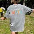 I'Ts A Good Day To Do Math Back To School Math Teacher Women's Comfort Colors T-Shirt Back Print Grey