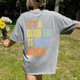 It's A Good Day To Make Music Music Lover Teacher Women's Comfort Colors T-Shirt Back Print Grey It's A Good Day To Make Music Music Lover Teacher Women's Comfort Colors T-Shirt Back Print Grey
