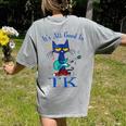 Its All Good In TK Cat Transitional Kindergarten Teacher Kid Women's Comfort Colors T-Shirt Back Print Grey Its All Good In TK Cat Transitional Kindergarten Teacher Kid Women's Comfort Colors T-Shirt Back Print Grey