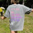 It's Me Hi I'm The TEACHER It's Me Teacher Educator Women's Comfort Colors T-Shirt Back Print Grey It's Me Hi I'm The TEACHER It's Me Teacher Educator Women's Comfort Colors T-Shirt Back Print Grey