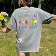 It's Ok To Be Different Apple Teacher Autism Awareness Women's Comfort Colors T-Shirt Back Print Grey It's Ok To Be Different Apple Teacher Autism Awareness Women's Comfort Colors T-Shirt Back Print Grey