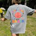 Kiss Your Brain Sped Teacher Appreciation Back To School Kid Women's Comfort Colors T-Shirt Back Print Grey