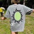 Kiwi Easy Costume Halloween Fruit Lover School Teacher Fun Women's Comfort Colors T-Shirt Back Print Grey Kiwi Easy Costume Halloween Fruit Lover School Teacher Fun Women's Comfort Colors T-Shirt Back Print Grey
