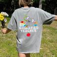 Koalafied Teacher Proud School Teacher Koala Cute T-Shirt Women's Comfort Colors T-Shirt Back Print Grey Koalafied Teacher Proud School Teacher Koala Cute T-Shirt Women's Comfort Colors T-Shirt Back Print Grey