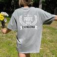 La Profe Mas Chingona Spanish Female Teacher Women's Comfort Colors T-Shirt Back Print Grey La Profe Mas Chingona Spanish Female Teacher Women's Comfort Colors T-Shirt Back Print Grey