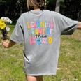 Learning Is Out Of This World Solar System Science Teacher Women's Comfort Colors T-Shirt Back Print Grey