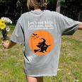 Let's Eat Kids Punctuation Saves Live Witch Grammar Teacher Women's Comfort Colors T-Shirt Back Print Grey Let's Eat Kids Punctuation Saves Live Witch Grammar Teacher Women's Comfort Colors T-Shirt Back Print Grey