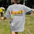 Can I Lick It Periodic Table Chemistry Teachers Women's Comfort Colors T-Shirt Back Print Grey Can I Lick It Periodic Table Chemistry Teachers Women's Comfort Colors T-Shirt Back Print Grey
