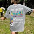Can I Lick It Periodic Table Of Elements Science Teacher Women's Comfort Colors T-Shirt Back Print Grey Can I Lick It Periodic Table Of Elements Science Teacher Women's Comfort Colors T-Shirt Back Print Grey
