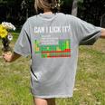 Can I Lick It Periodic Table Science Teacher Student Women's Comfort Colors T-Shirt Back Print Grey Can I Lick It Periodic Table Science Teacher Student Women's Comfort Colors T-Shirt Back Print Grey