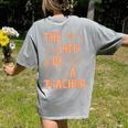 The Life Of A Teacher Back To School Women Men Women's Comfort Colors T-Shirt Back Print Grey The Life Of A Teacher Back To School Women Men Women's Comfort Colors T-Shirt Back Print Grey