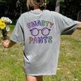 Little Mr Miss SMARTY PANTS Graduation Alumni Teacher Women's Comfort Colors T-Shirt Back Print Grey Little Mr Miss SMARTY PANTS Graduation Alumni Teacher Women's Comfort Colors T-Shirt Back Print Grey