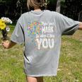 Make Your Mark Dandelion Happy Dot Day Shirts Teacher Kids Women's Comfort Colors T-Shirt Back Print Grey Make Your Mark Dandelion Happy Dot Day Shirts Teacher Kids Women's Comfort Colors T-Shirt Back Print Grey