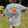 Make Mark Paintbrush International Dot Day Art Teacher Women's Comfort Colors T-Shirt Back Print Grey Make Mark Paintbrush International Dot Day Art Teacher Women's Comfort Colors T-Shirt Back Print Grey