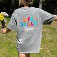 Matching Life Skills Squad Teacher Special Ed SPED Team Crew Women's Comfort Colors T-Shirt Back Print Grey Matching Life Skills Squad Teacher Special Ed SPED Team Crew Women's Comfort Colors T-Shirt Back Print Grey