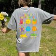 Math Cat Geometry Back To School Mathematics Teacher Women's Comfort Colors T-Shirt Back Print Grey Math Cat Geometry Back To School Mathematics Teacher Women's Comfort Colors T-Shirt Back Print Grey