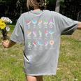 Math Equation Figures Algebra Dance Nerdy Teacher Joke For Men Women Girls Kids Women's Comfort Colors T-Shirt Back Print Grey
