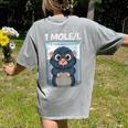 Mole Chemistry Chemist Student Science Teacher Women's Comfort Colors T-Shirt Back Print Grey Mole Chemistry Chemist Student Science Teacher Women's Comfort Colors T-Shirt Back Print Grey