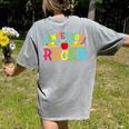 Montessori Rocks Montessori Teacher Back To School Women's Comfort Colors T-Shirt Back Print Grey Montessori Rocks Montessori Teacher Back To School Women's Comfort Colors T-Shirt Back Print Grey
