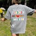 Mothers Day For Teacher Dog Lover Dog Mom Teacher Women's Comfort Colors T-Shirt Back Print Grey Mothers Day For Teacher Dog Lover Dog Mom Teacher Women's Comfort Colors T-Shirt Back Print Grey