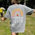 Multilingual Squad Multilingual Teacher Appreciation Kids Women's Comfort Colors T-Shirt Back Print Grey Multilingual Squad Multilingual Teacher Appreciation Kids Women's Comfort Colors T-Shirt Back Print Grey
