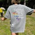 Music Teacher Women's Comfort Colors T-Shirt Back Print Grey Music Teacher Women's Comfort Colors T-Shirt Back Print Grey