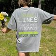 Nerdy Math Lovers Geometry Pun Mathematics Teachers Women's Comfort Colors T-Shirt Back Print Grey