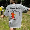 Nerdy Slope Dude Geometry Algebra Math Teacher Women's Comfort Colors T-Shirt Back Print Grey Nerdy Slope Dude Geometry Algebra Math Teacher Women's Comfort Colors T-Shirt Back Print Grey