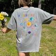 Neurodiversity Is Out Of This World Space Autism Teacher Women's Comfort Colors T-Shirt Back Print Grey