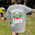 Nopales De Leer Bilingual Teacher Maestra Spanish Teacher Women's Comfort Colors T-Shirt Back Print Grey Nopales De Leer Bilingual Teacher Maestra Spanish Teacher Women's Comfort Colors T-Shirt Back Print Grey