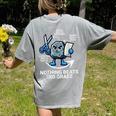 Nothing Beats 3rd Grade Back To School Kids Teachers Women's Comfort Colors T-Shirt Back Print Grey