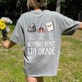 Nothing Beats 6th Grade Back To School Kids Teachers Women's Comfort Colors T-Shirt Back Print Grey Nothing Beats 6th Grade Back To School Kids Teachers Women's Comfort Colors T-Shirt Back Print Grey