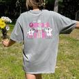 In October We Wear Pink Ballet Ghost Teacher Breast Cancer Women's Comfort Colors T-Shirt Back Print Grey In October We Wear Pink Ballet Ghost Teacher Breast Cancer Women's Comfort Colors T-Shirt Back Print Grey