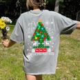 Oh Chemistree Scientist Chemical Christmas Xmas Teacher Women's Comfort Colors T-Shirt Back Print Grey Oh Chemistree Scientist Chemical Christmas Xmas Teacher Women's Comfort Colors T-Shirt Back Print Grey