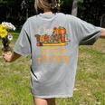 One Thankful Sped Teacher Cute Thanksgiving Women Women's Comfort Colors T-Shirt Back Print Grey One Thankful Sped Teacher Cute Thanksgiving Women Women's Comfort Colors T-Shirt Back Print Grey