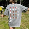Order Of Operations Math Teacher Christmas Women's Comfort Colors T-Shirt Back Print Grey Order Of Operations Math Teacher Christmas Women's Comfort Colors T-Shirt Back Print Grey