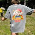 Pajama Day School Spirit Week Sleepy Cloud Teacher Student Women's Comfort Colors T-Shirt Back Print Grey Pajama Day School Spirit Week Sleepy Cloud Teacher Student Women's Comfort Colors T-Shirt Back Print Grey