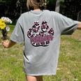 Panthers Paw Print Leopard Maroon Panther Pride Teacher Women's Comfort Colors T-Shirt Back Print Grey Panthers Paw Print Leopard Maroon Panther Pride Teacher Women's Comfort Colors T-Shirt Back Print Grey