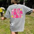 In My Para Era Teacher Back To School First Day Of School Women's Comfort Colors T-Shirt Back Print Grey