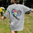 Para Heart Teacher Paraprofessional Paraeducator Men Women Women's Comfort Colors T-Shirt Back Print Grey Para Heart Teacher Paraprofessional Paraeducator Men Women Women's Comfort Colors T-Shirt Back Print Grey
