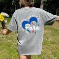 Para Heart Teacher Paraprofessional School Appreciation Women's Comfort Colors T-Shirt Back Print Grey Para Heart Teacher Paraprofessional School Appreciation Women's Comfort Colors T-Shirt Back Print Grey