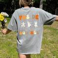 Pas De Boo-Rée Ghost Ballet Dancer Halloween Dance Teacher Women's Comfort Colors T-Shirt Back Print Grey Pas De Boo-Rée Ghost Ballet Dancer Halloween Dance Teacher Women's Comfort Colors T-Shirt Back Print Grey